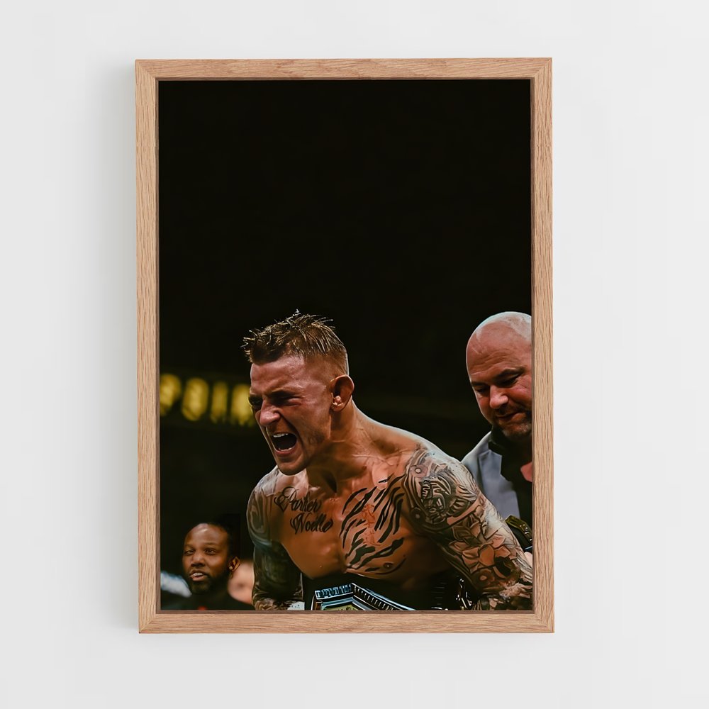 Poster Dustin poirier – affiche MMA (vue 4)